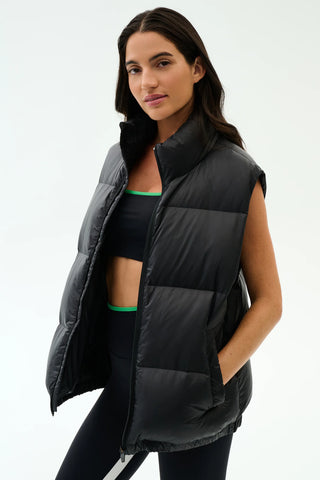 Splits59 Summit Nylon Puffer Vest - Black