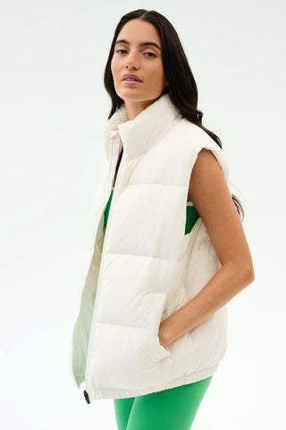 Splits59 Summit Nylon Puffer Vest - White
