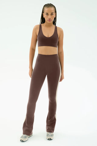 Splits59 Raquel High Waist Supplex Flare - Chocolate/Creme