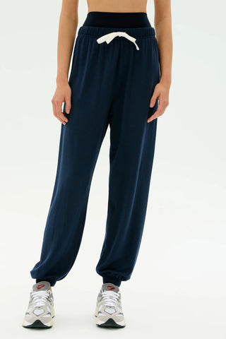 Splits59 Andie Oversized Fleece Sweatpants - Indigo