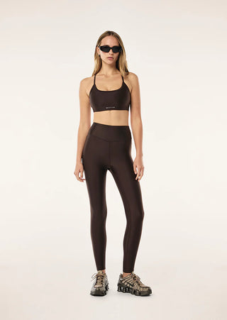 P.E. Nation Fairmont Sports Bra - Espresso