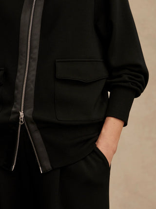 Varley Roxbury Zip Through - Black