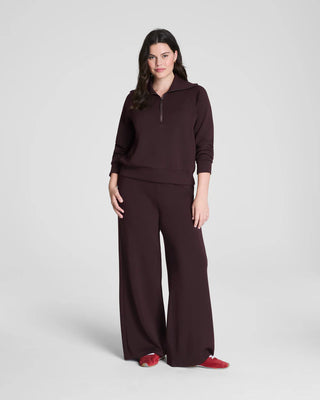 Spanx AirEssentials Half Zip - Truffle Brown