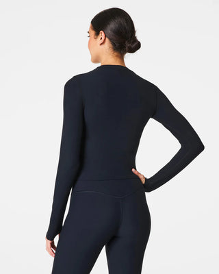 Spanx Smooth OnForm Long Sleeve Top - Very Black