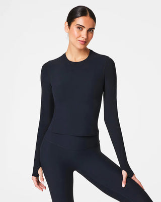 Spanx Smooth OnForm Long Sleeve Top - Very Black