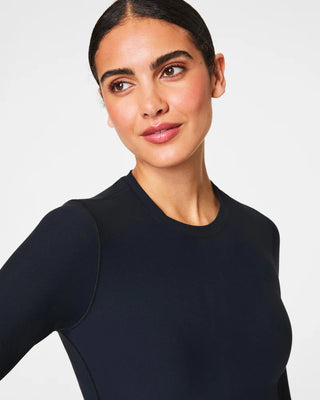 Spanx Smooth OnForm Long Sleeve Top - Very Black