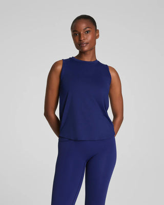 Spanx Activate Crewneck Tank - Midnight Iris