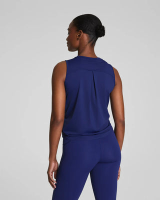 Spanx Activate Crewneck Tank - Midnight Iris