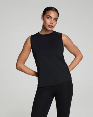 Spanx Activate Crewneck Tank - Very Black