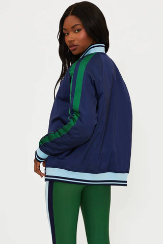 Beach Riot Flight Jacket - Ivy Color Block
