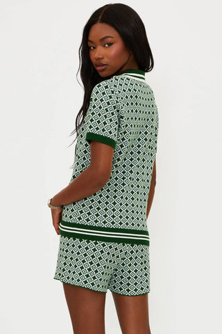 Beach Riot Giana Top - Racquet Club Green