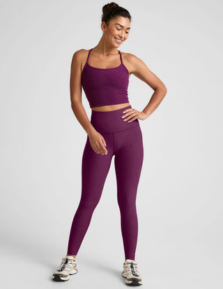 Beyond Yoga Spacedye Caught In The Midi HW Legging - Aubergine-Beet