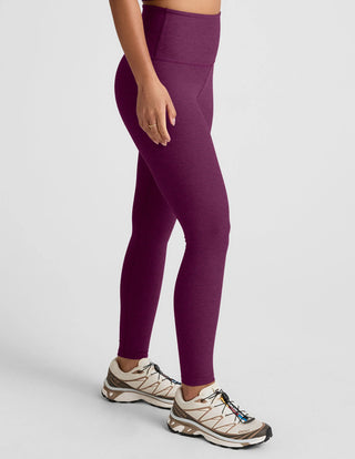 Beyond Yoga Spacedye Caught In The Midi HW Legging - Aubergine-Beet