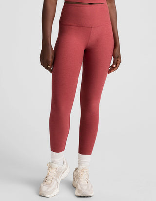 Beyond Yoga Spacedye Caught In The Midi HW Legging - Faded Rose Heather