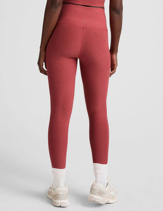 Beyond Yoga Spacedye Caught In The Midi HW Legging - Faded Rose Heather