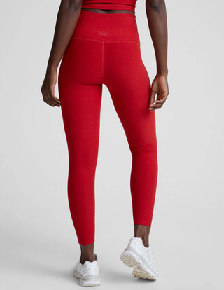 Beyond Yoga Spacedye Caught In The Midi HW Legging - Holly Red Heather