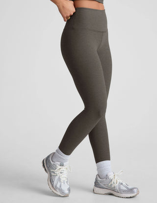 Beyond Yoga Spacedye Caught In The Midi HW Legging - True Gray Heather