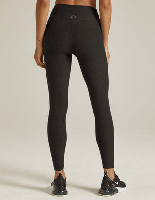 Beyond Yoga Spacedye At Your Leisure HW Midi Legging - Darkest Night