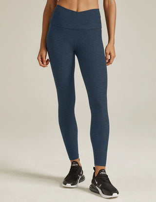 Beyond Yoga Spacedye At Your Leisure HW Midi Legging - Nocturnal Navy