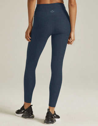 Beyond Yoga Spacedye At Your Leisure HW Midi Legging - Nocturnal Navy