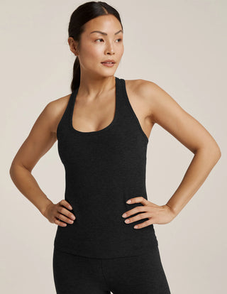 Beyond Yoga Step Up Racerback Tank - Darkest Night