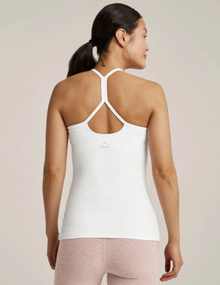 Beyond Yoga Spacedye Slim Racerback Cami - Cloud White
