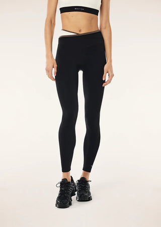 P.E. Nation Status Full Length Legging - Black/Walnut