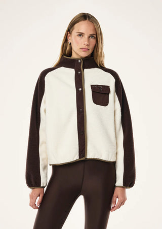 P.E. Takeover Jacket - Whisper White/Espresso