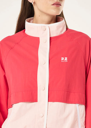 P.E. Nation Technique Spray Jacket - Strawberry