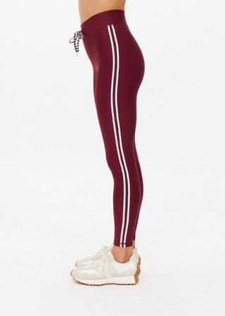 The Upside Oxford 25 Inch Midi Pant - Merlot