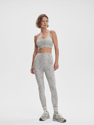 Varley Move Super High Legging 25 - Ivory Textured Snake