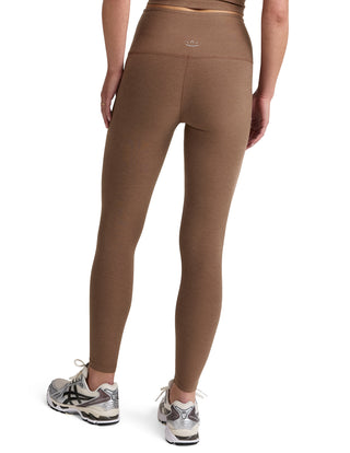 Beyond Yoga Spacedye Caught In The Midi HW Legging - True Chocolate Heather