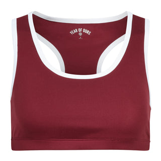 Year Of Ours Sport Court Bra - Burgundy/Cream