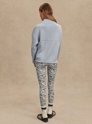 Varley Tayah Zip Through Midlayer - Blue Blizzard