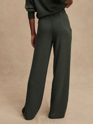Varley The Extra Wide Leg Pant 29.5 - Olive Marl