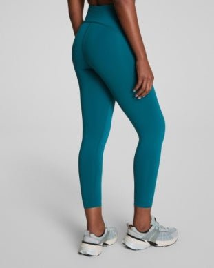 Spanx Booty Boost 7/8 Legging with Secret Sweat Tech - Emerald Bay