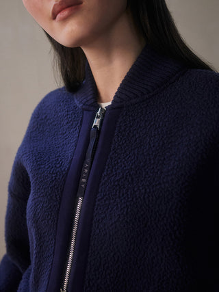 Varley Willmont Patch Pocket Fleece - Evening Blue
