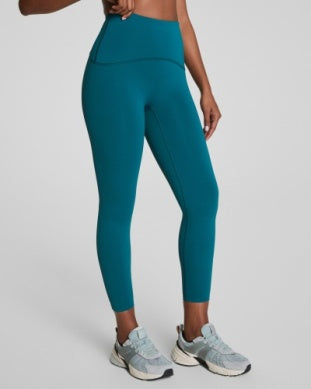 Spanx Booty Boost 7/8 Legging with Secret Sweat Tech - Emerald Bay