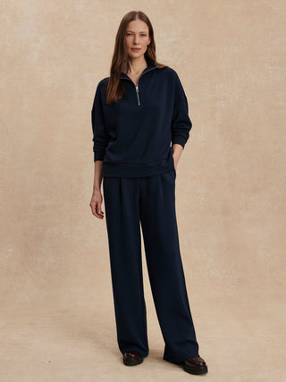 Varley The Extra Wide Leg Pant 29.5 - Navy