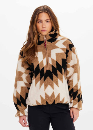 The Upside Harlow Fleece Pullover - Geo