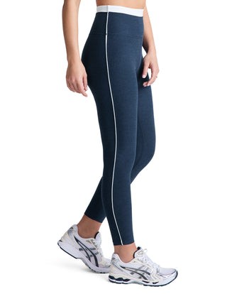 Beyond Yoga Spacedye Trophy High Waisted Midi Legging - Nocturnal Navy/Cloud White