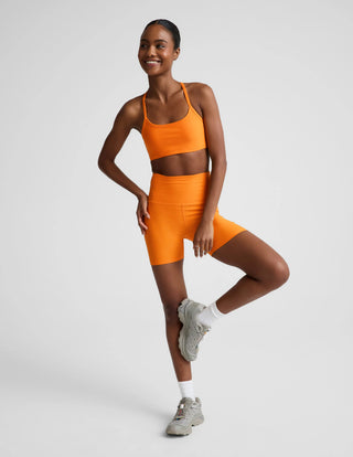 Beyond Yoga Spacedye Keep Pace 3" Short - Bright Citrus Heather