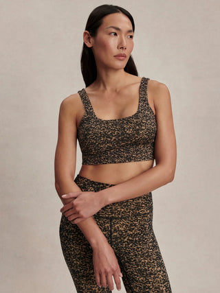 Varley Freesoft Cori Bra - Prairie Sand Cheetah