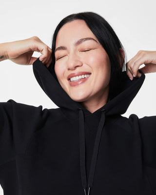 Spanx AirEssentials Long Hoodie - Very Black