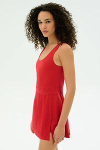 Splits59 Martina Rigor Dress - Pirate Red