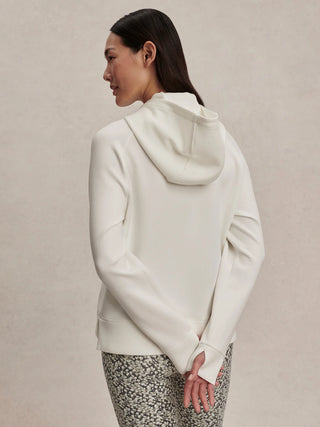 Varley Karo Half Zip Midlayer - Snow White