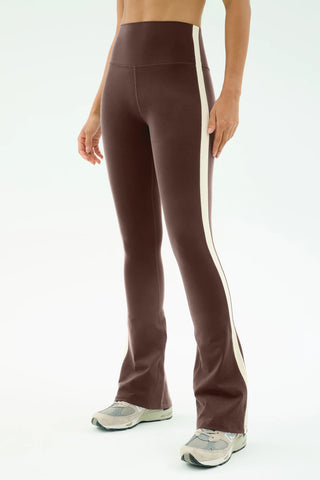 Splits59 Raquel High Waist Supplex Flare - Chocolate/Creme
