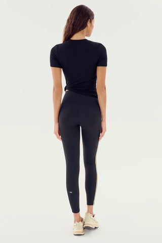 Splits59 Louise Rib Short Sleeve - Black