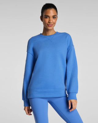 Spanx BoostUp Cotton Fleece Crewneck Tunic - Aster