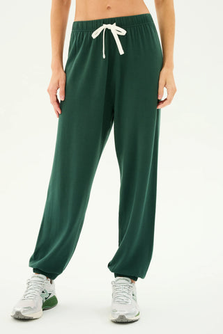 Splits59 Andie Oversized Fleece Sweatpants - Military